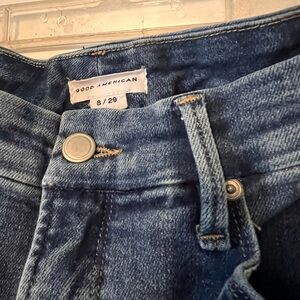 Good American High Rise Blue Jeans